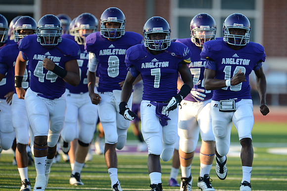 Angleton Wildcats vs. Brazoswood Buccaneers football game 09-07-12