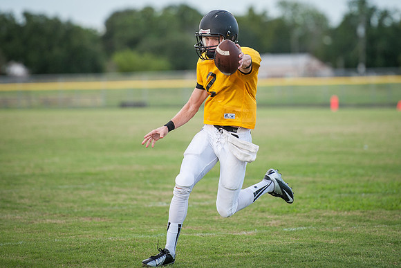 Football 2013 - Danbury vs. Palacios scrimmage