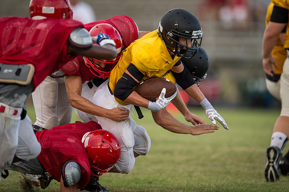 Football 2013 - Danbury vs. Palacios scrimmage