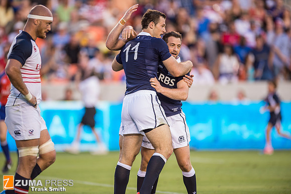 Rugby 2014 - Scotland beats the USA Eagles 24-6