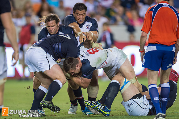 Rugby 2014 - Scotland beats the USA Eagles 24-6