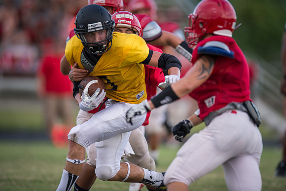 Football 2013 - Danbury vs. Palacios scrimmage