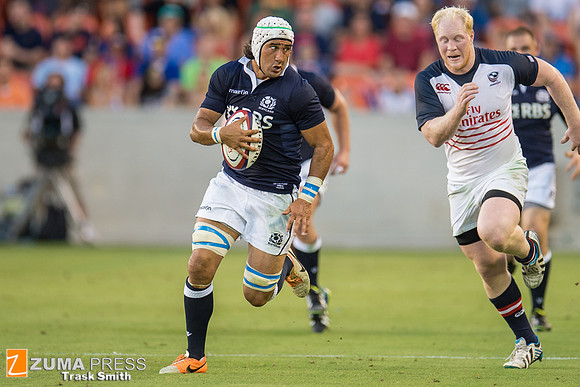 Rugby 2014 - Scotland beats the USA Eagles 24-6