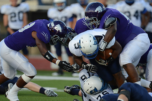 Angleton Wildcats vs. Brazoswood Buccaneers football game 09-07-12
