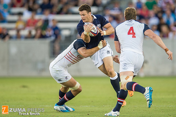 Rugby 2014 - Scotland beats the USA Eagles 24-6