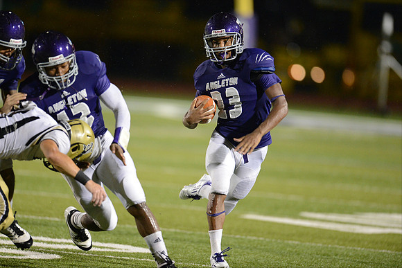 Angleton Wildcats vs. Nederland Bulldogs football game 09-14-12