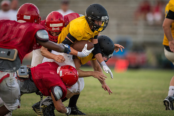 Football 2013 - Danbury vs. Palacios scrimmage