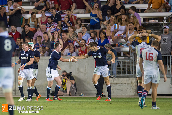 Rugby 2014 - Scotland beats the USA Eagles 24-6