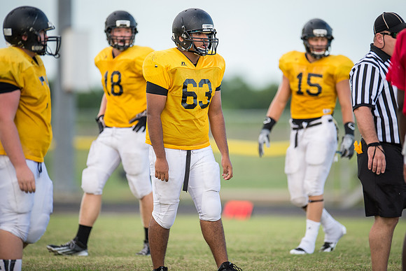 Football 2013 - Danbury vs. Palacios scrimmage