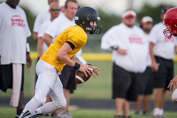 Football 2013 - Danbury vs. Palacios scrimmage