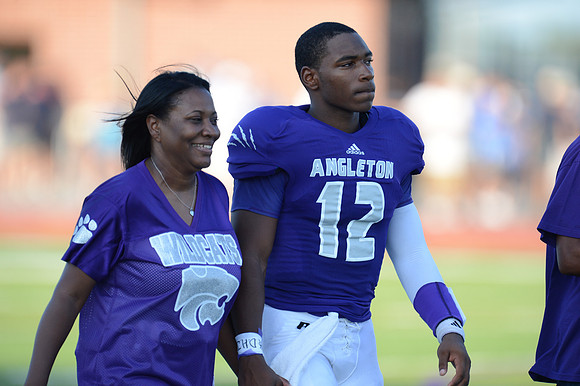 Angleton Wildcats vs. Brazoswood Buccaneers football game 09-07-12