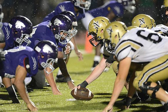 Angleton Wildcats vs. Nederland Bulldogs football game 09-14-12