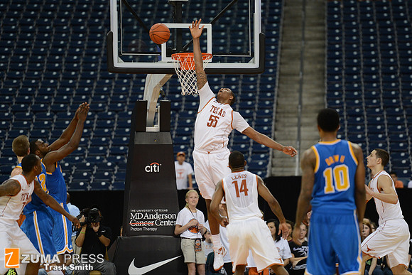NCAA Basketball 2012 - UCLA beats Texas 65-63.