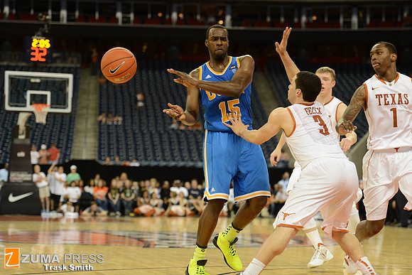 NCAA Basketball 2012 - UCLA beats Texas 65-63.