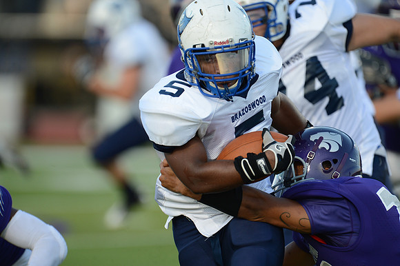 Angleton Wildcats vs. Brazoswood Buccaneers football game 09-07-12