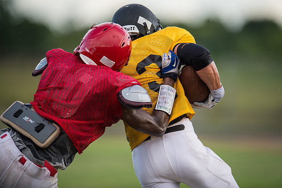 Football 2013 - Danbury vs. Palacios scrimmage