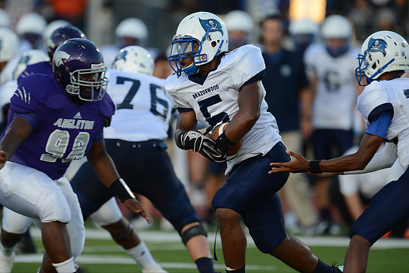 Angleton Wildcats vs. Brazoswood Buccaneers football game 09-07-12