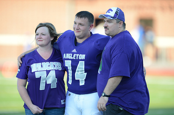 Angleton Wildcats vs. Brazoswood Buccaneers football game 09-07-12
