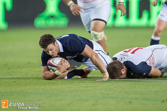 Rugby 2014 - Scotland beats the USA Eagles 24-6