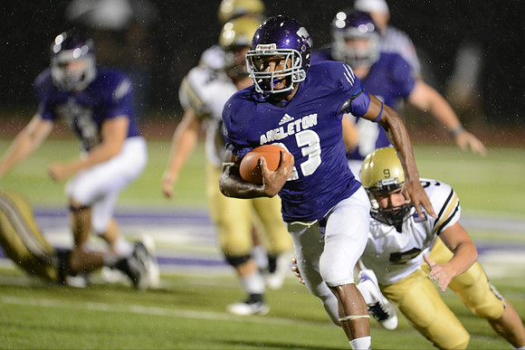 Angleton Wildcats vs. Nederland Bulldogs football game 09-14-12