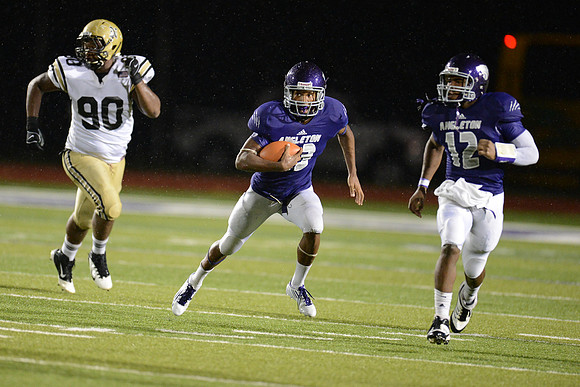 Angleton Wildcats vs. Nederland Bulldogs football game 09-14-12
