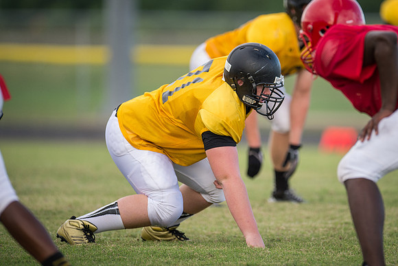 Football 2013 - Danbury vs. Palacios scrimmage