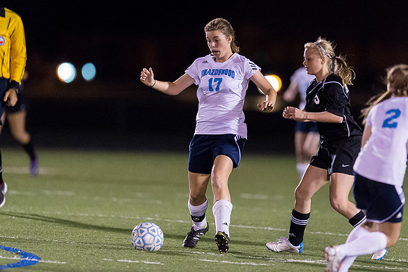 Soccer 2013 – the Brazoswood Lady Bucs defeat the Clear Brook Lady Wolverines 5-0.