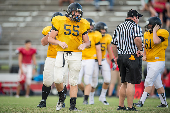 Football 2013 - Danbury vs. Palacios scrimmage