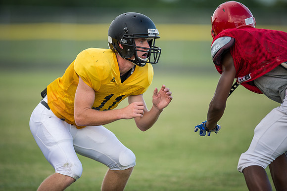Football 2013 - Danbury vs. Palacios scrimmage