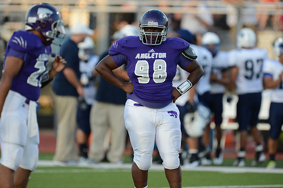 Angleton Wildcats vs. Brazoswood Buccaneers football game 09-07-12
