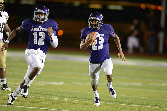 Angleton Wildcats vs. Nederland Bulldogs football game 09-14-12