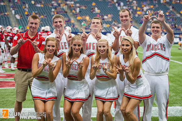 NCAA football 2014 - LSU Tigers vs Wisconsin Badgers