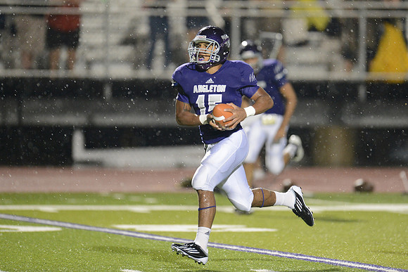 Angleton Wildcats vs. Nederland Bulldogs football game 09-14-12