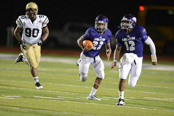 Angleton Wildcats vs. Nederland Bulldogs football game 09-14-12