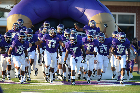 Angleton Wildcats vs. Brazoswood Buccaneers football game 09-07-12