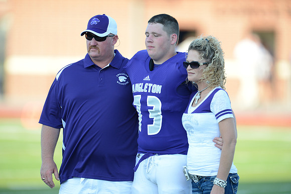 Angleton Wildcats vs. Brazoswood Buccaneers football game 09-07-12