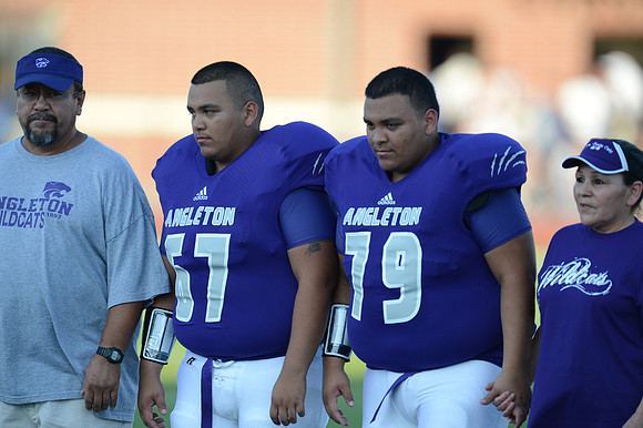 Angleton Wildcats vs. Brazoswood Buccaneers football game 09-07-12