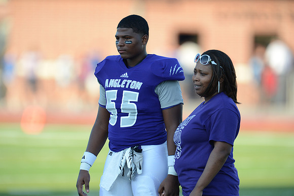 Angleton Wildcats vs. Brazoswood Buccaneers football game 09-07-12