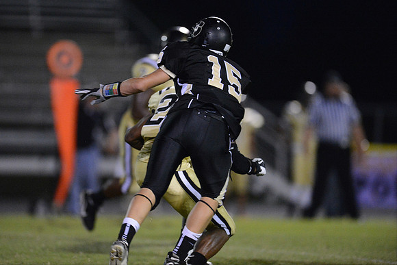 Danbury Panthers vs. Anahuac Panthers football game 09-14-12