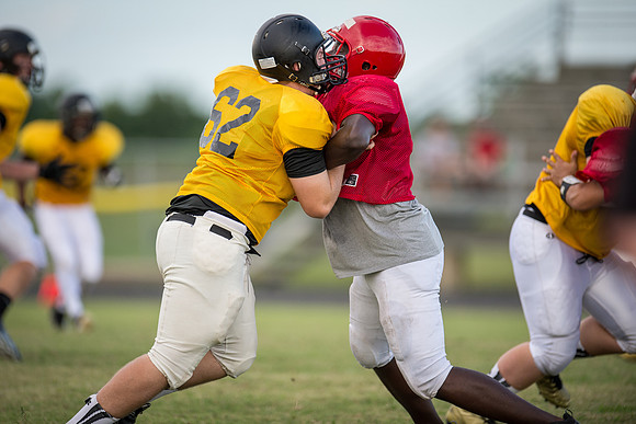 Football 2013 - Danbury vs. Palacios scrimmage