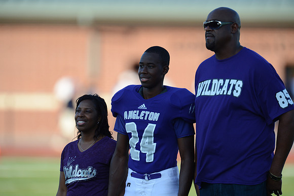 Angleton Wildcats vs. Brazoswood Buccaneers football game 09-07-12