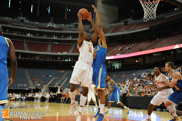 NCAA Basketball 2012 - UCLA beats Texas 65-63.