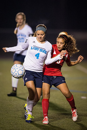 Soccer 2013 – the Brazoswood Lady Bucs defeat the Pearland Dawson Lady Eagles 5-0.